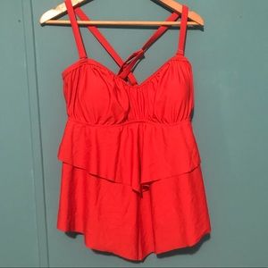 NWOT Torrid red bathing suit 2X